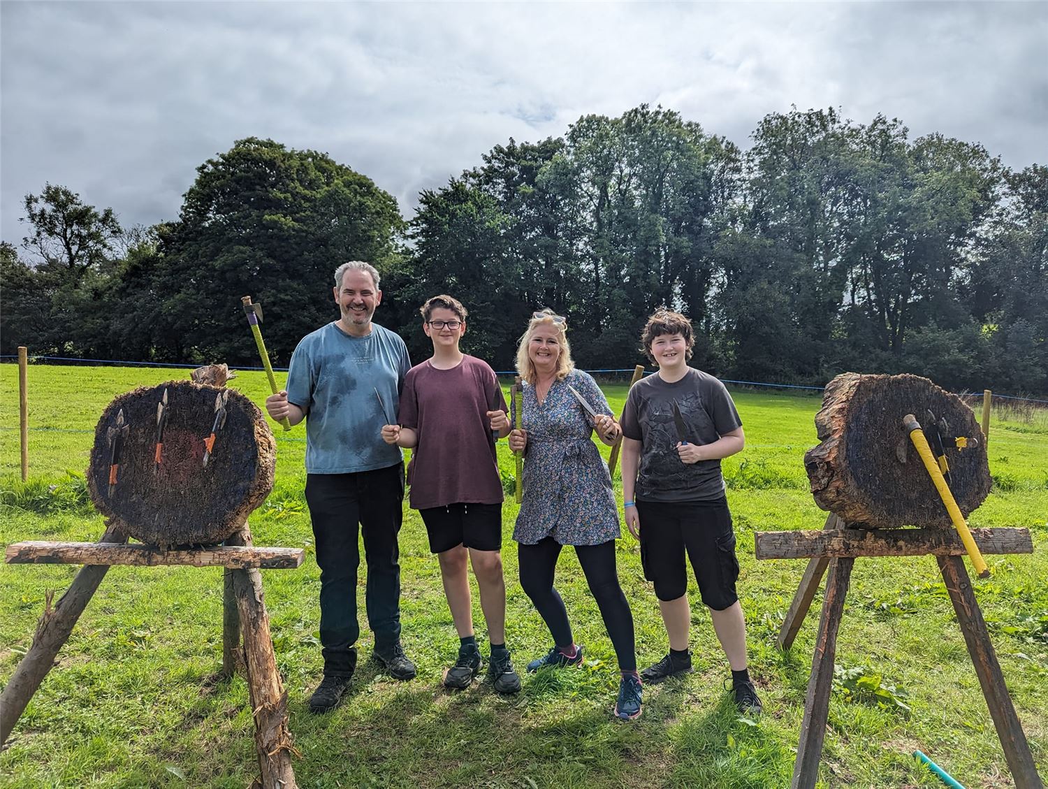 Archery, Axe Throwing, Pembroke Siege Training, Knife Throwing